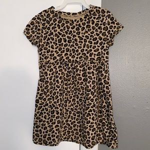 Old Navy Leopard Print Fit and Flare Dress